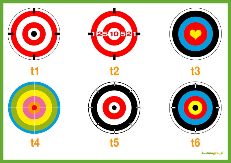 gra w rzut do celu, do tarczy, gra dla dzieci