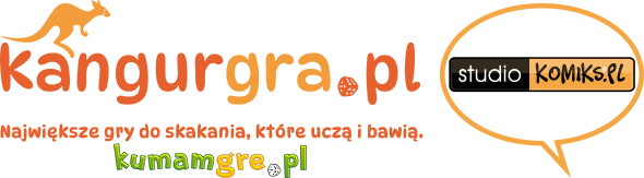 znak graficzny logo kangurgra.pl i studiokomiks.pl